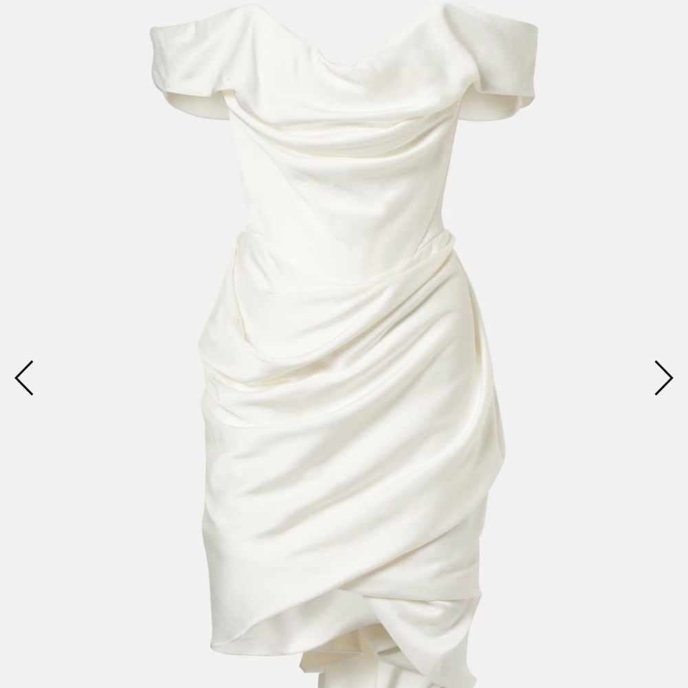 Vivienne Westwood Nova Cora off-shoulder minidress US 2 UK 6